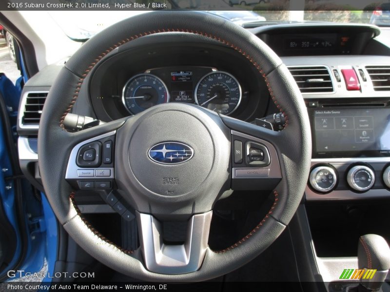 Hyper Blue / Black 2016 Subaru Crosstrek 2.0i Limited