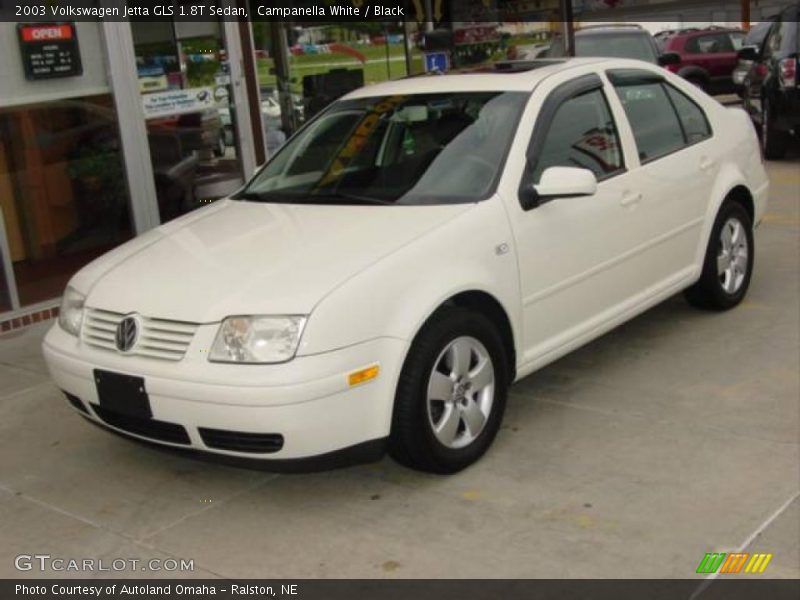 Campanella White / Black 2003 Volkswagen Jetta GLS 1.8T Sedan