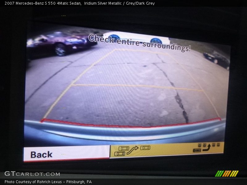 Iridium Silver Metallic / Grey/Dark Grey 2007 Mercedes-Benz S 550 4Matic Sedan
