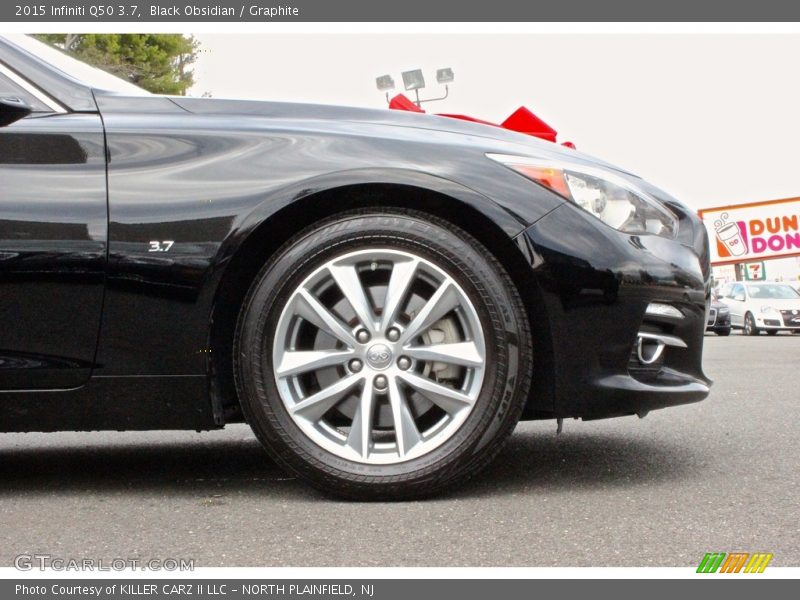Black Obsidian / Graphite 2015 Infiniti Q50 3.7
