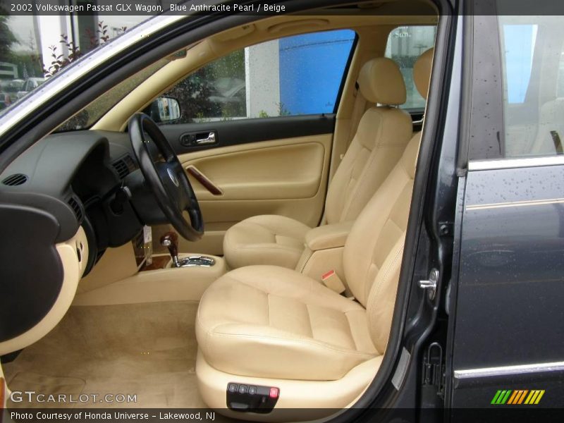 Blue Anthracite Pearl / Beige 2002 Volkswagen Passat GLX Wagon