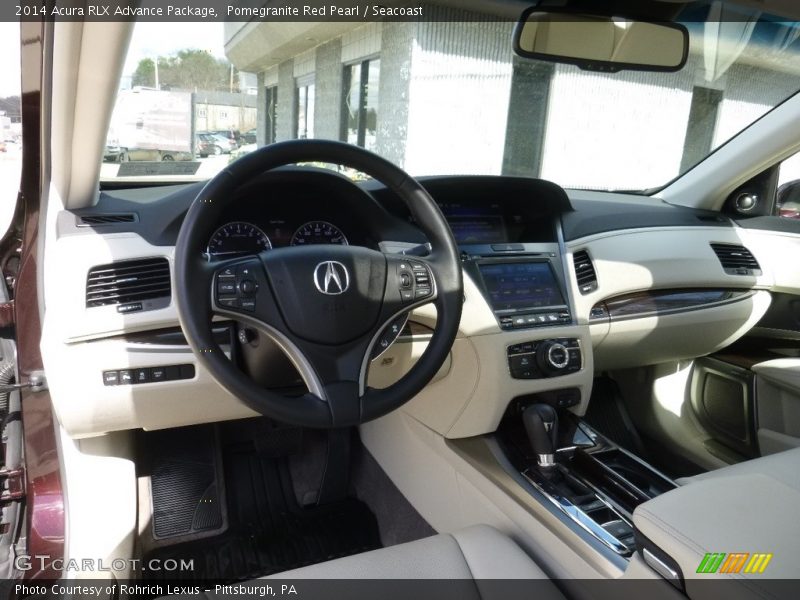 Pomegranite Red Pearl / Seacoast 2014 Acura RLX Advance Package