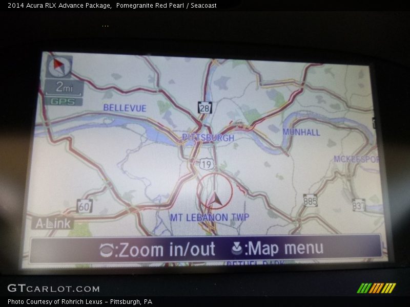 Pomegranite Red Pearl / Seacoast 2014 Acura RLX Advance Package
