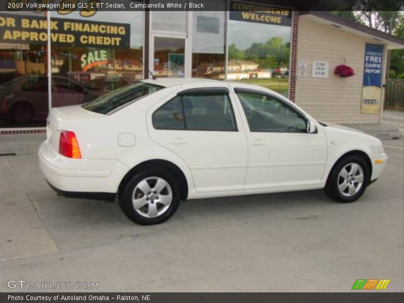 Campanella White / Black 2003 Volkswagen Jetta GLS 1.8T Sedan