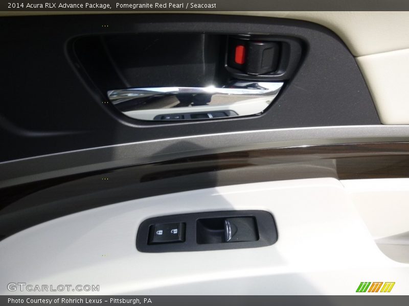 Pomegranite Red Pearl / Seacoast 2014 Acura RLX Advance Package
