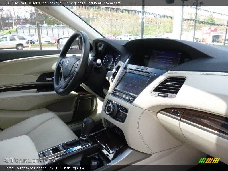 Pomegranite Red Pearl / Seacoast 2014 Acura RLX Advance Package