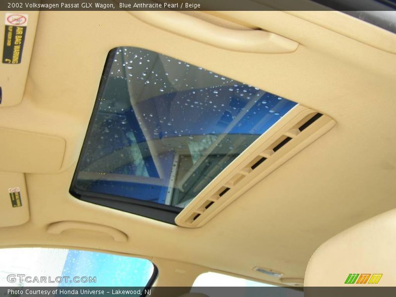 Blue Anthracite Pearl / Beige 2002 Volkswagen Passat GLX Wagon