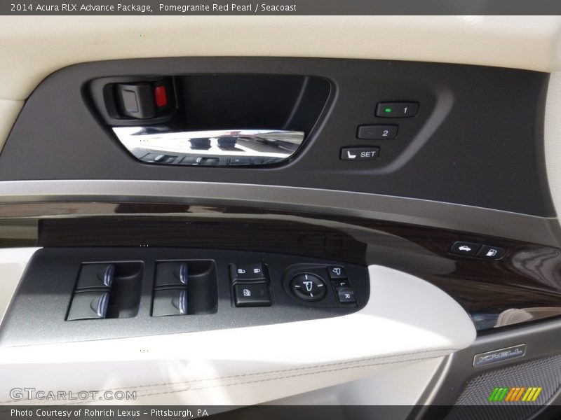 Pomegranite Red Pearl / Seacoast 2014 Acura RLX Advance Package