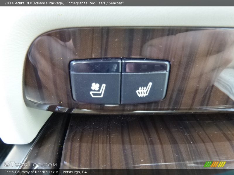 Pomegranite Red Pearl / Seacoast 2014 Acura RLX Advance Package