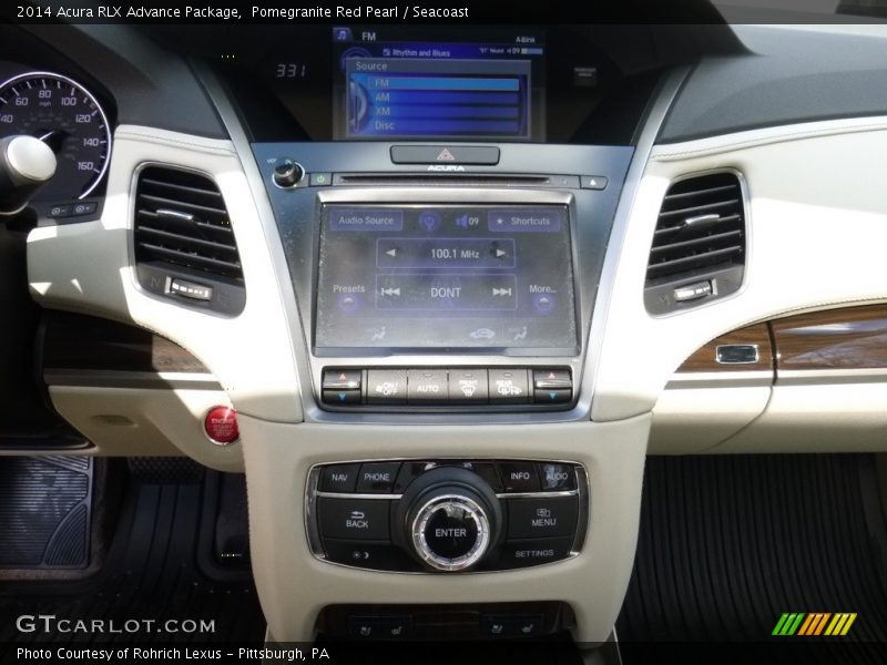 Pomegranite Red Pearl / Seacoast 2014 Acura RLX Advance Package