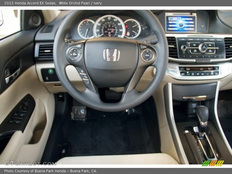 White Orchid Pearl / Ivory 2013 Honda Accord EX Sedan