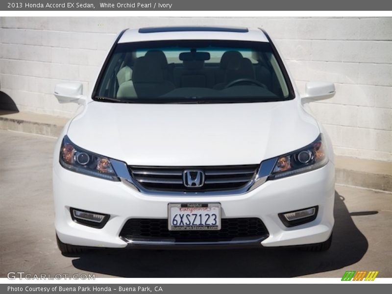 White Orchid Pearl / Ivory 2013 Honda Accord EX Sedan