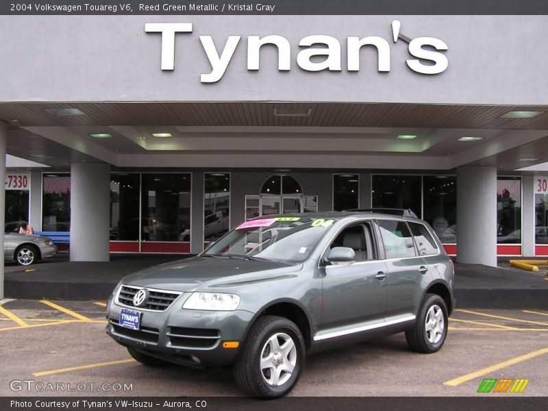Reed Green Metallic / Kristal Gray 2004 Volkswagen Touareg V6