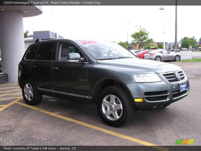 Reed Green Metallic / Kristal Gray 2004 Volkswagen Touareg V6