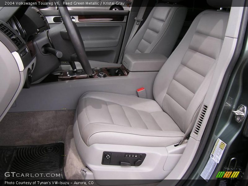 Reed Green Metallic / Kristal Gray 2004 Volkswagen Touareg V6