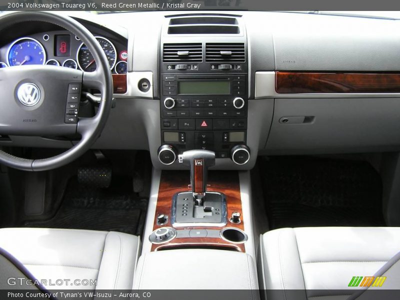 Reed Green Metallic / Kristal Gray 2004 Volkswagen Touareg V6
