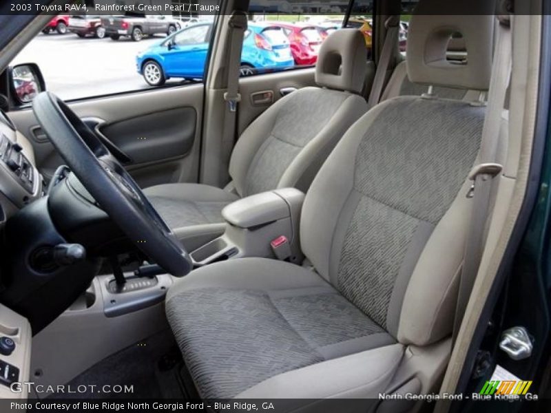 Rainforest Green Pearl / Taupe 2003 Toyota RAV4