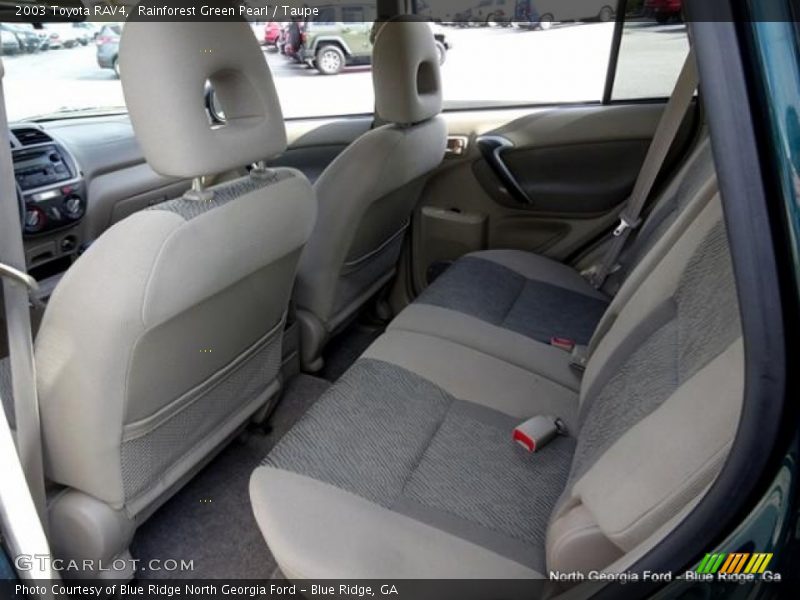 Rainforest Green Pearl / Taupe 2003 Toyota RAV4