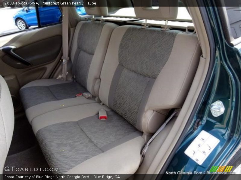 Rainforest Green Pearl / Taupe 2003 Toyota RAV4