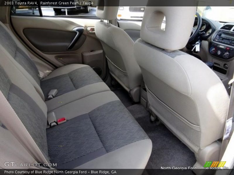 Rainforest Green Pearl / Taupe 2003 Toyota RAV4