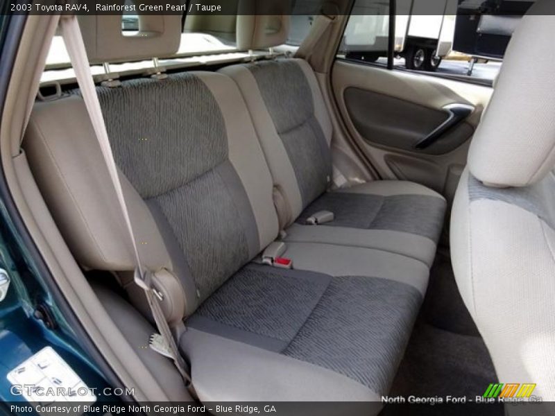 Rainforest Green Pearl / Taupe 2003 Toyota RAV4