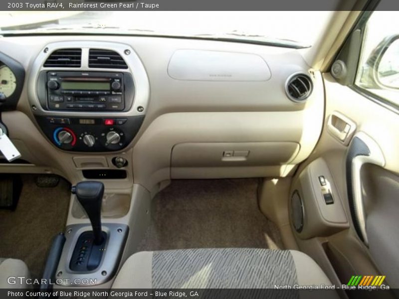 Rainforest Green Pearl / Taupe 2003 Toyota RAV4