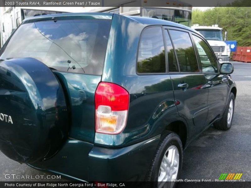 Rainforest Green Pearl / Taupe 2003 Toyota RAV4