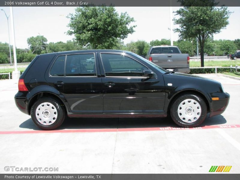 Black / Grey 2006 Volkswagen Golf GL 4 Door