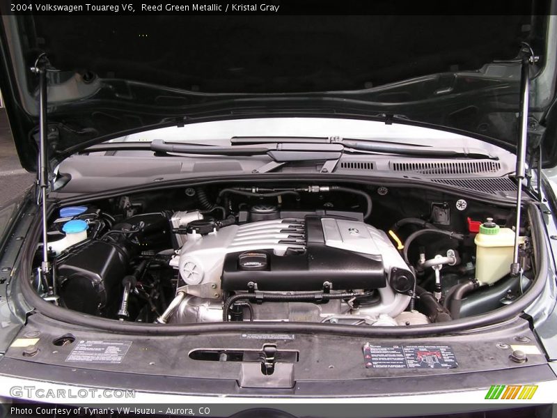 Reed Green Metallic / Kristal Gray 2004 Volkswagen Touareg V6