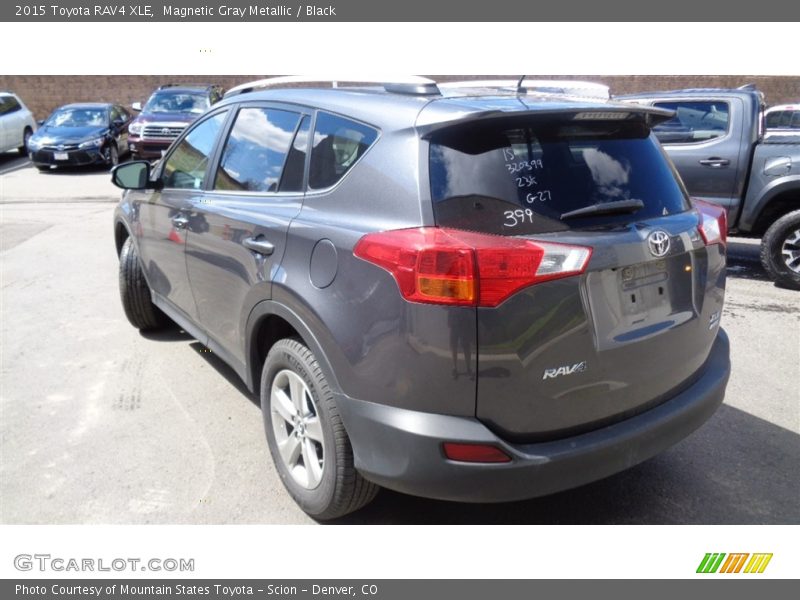 Magnetic Gray Metallic / Black 2015 Toyota RAV4 XLE