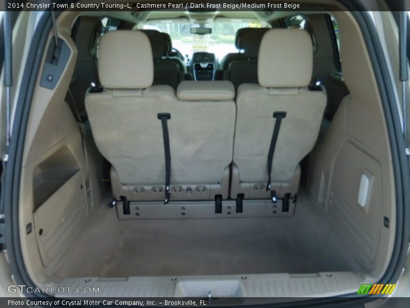 Cashmere Pearl / Dark Frost Beige/Medium Frost Beige 2014 Chrysler Town & Country Touring-L