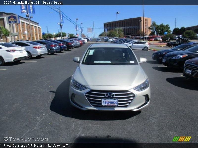 Beige / Beige 2017 Hyundai Elantra SE