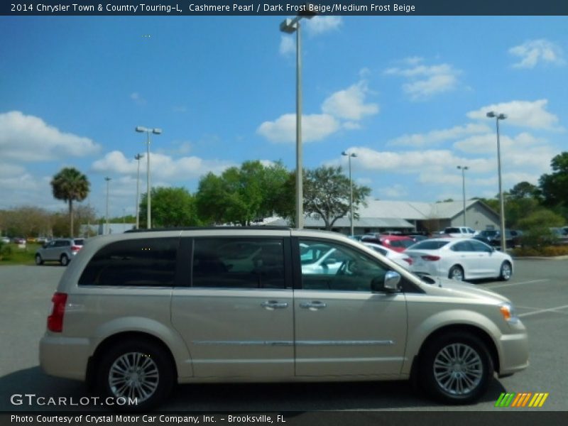 Cashmere Pearl / Dark Frost Beige/Medium Frost Beige 2014 Chrysler Town & Country Touring-L