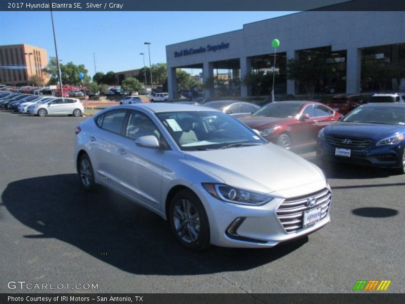 Silver / Gray 2017 Hyundai Elantra SE