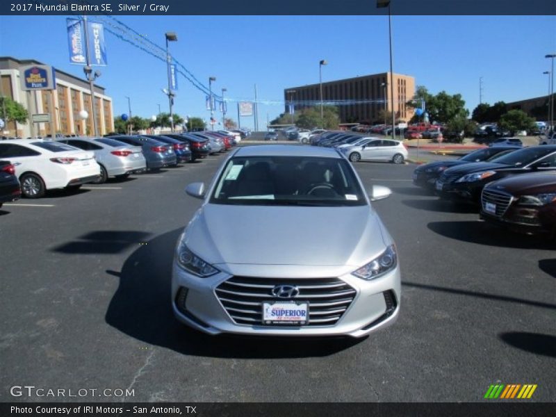 Silver / Gray 2017 Hyundai Elantra SE