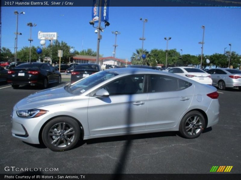 Silver / Gray 2017 Hyundai Elantra SE
