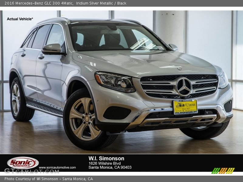 Iridium Silver Metallic / Black 2016 Mercedes-Benz GLC 300 4Matic