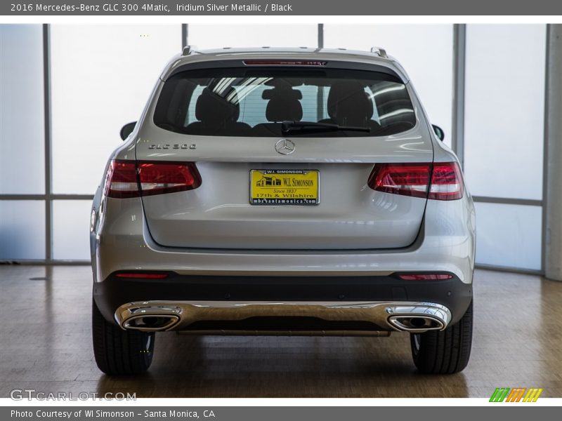 Iridium Silver Metallic / Black 2016 Mercedes-Benz GLC 300 4Matic