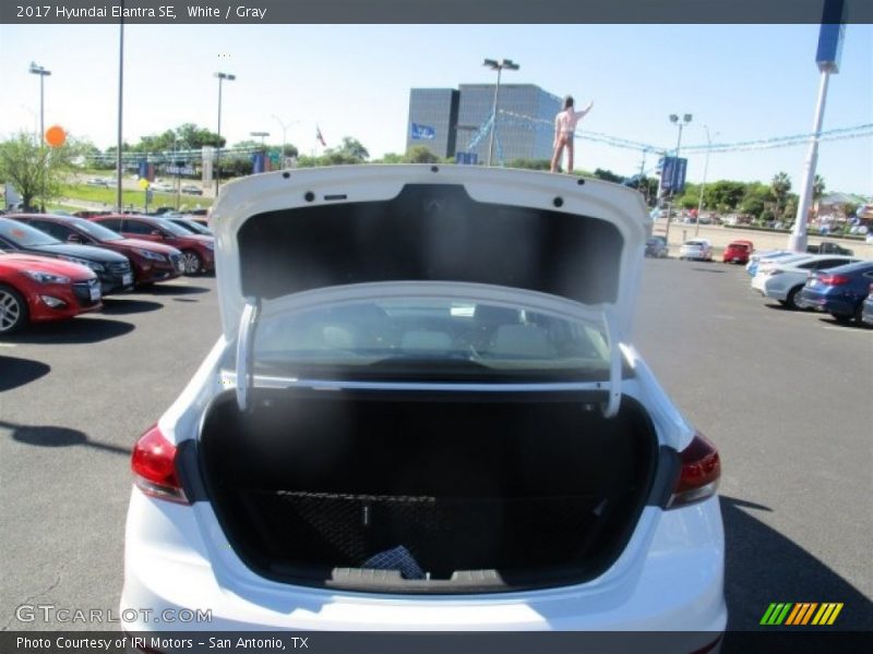 White / Gray 2017 Hyundai Elantra SE