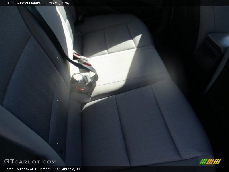 White / Gray 2017 Hyundai Elantra SE