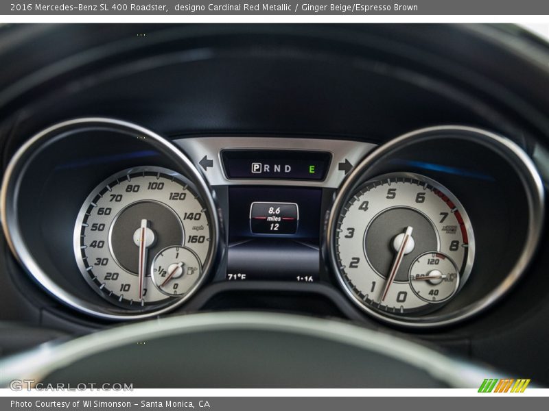  2016 SL 400 Roadster 400 Roadster Gauges