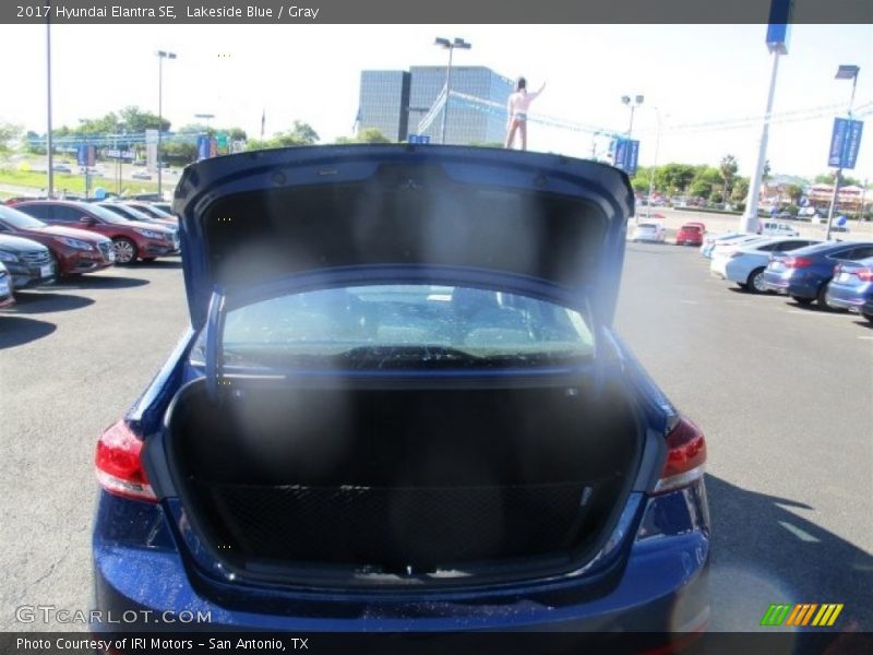 Lakeside Blue / Gray 2017 Hyundai Elantra SE