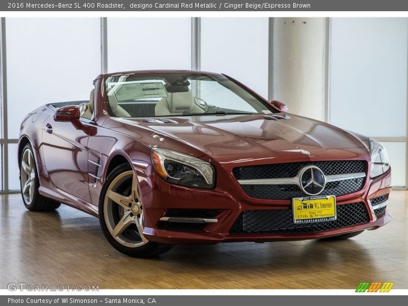 Front 3/4 View of 2016 SL 400 Roadster