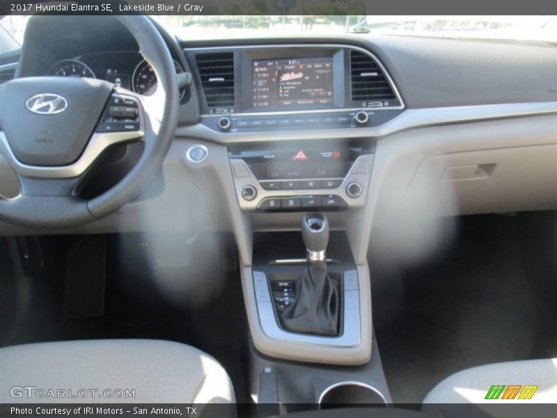 Lakeside Blue / Gray 2017 Hyundai Elantra SE