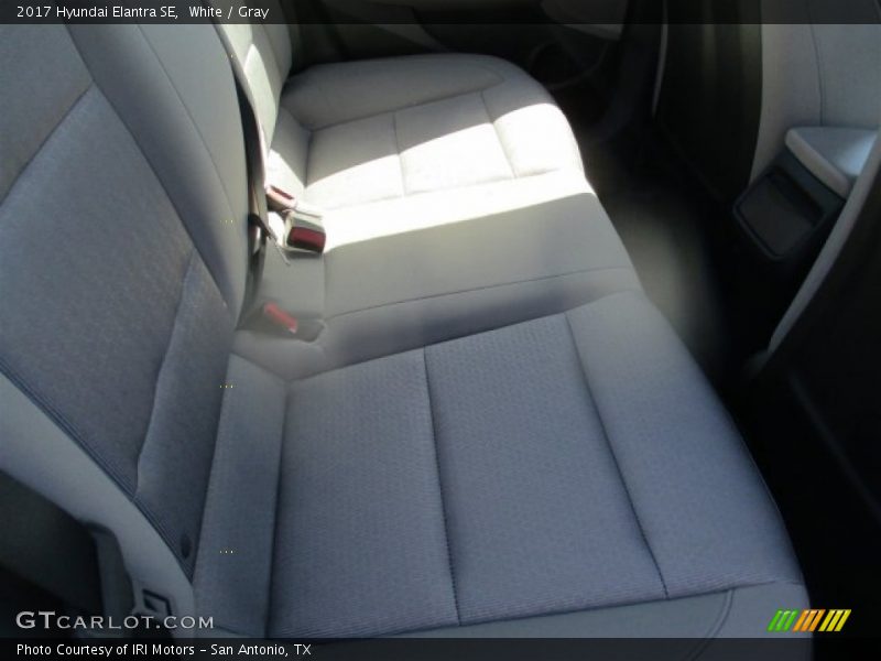 White / Gray 2017 Hyundai Elantra SE