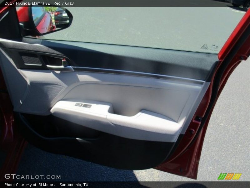 Red / Gray 2017 Hyundai Elantra SE