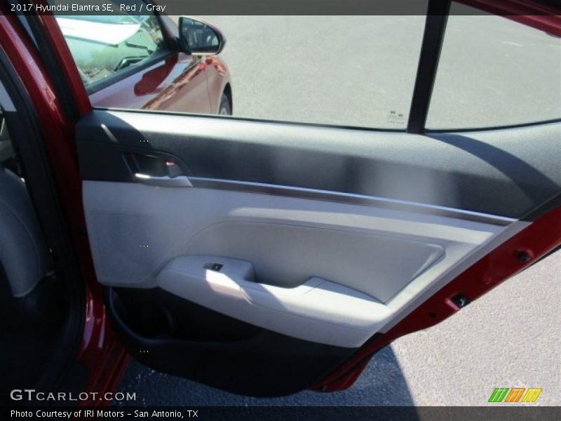 Red / Gray 2017 Hyundai Elantra SE