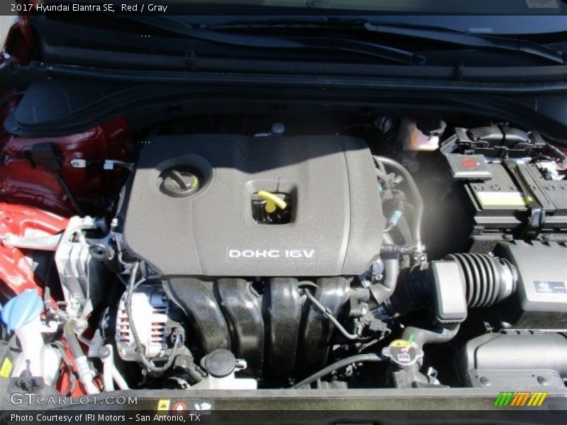 Red / Gray 2017 Hyundai Elantra SE