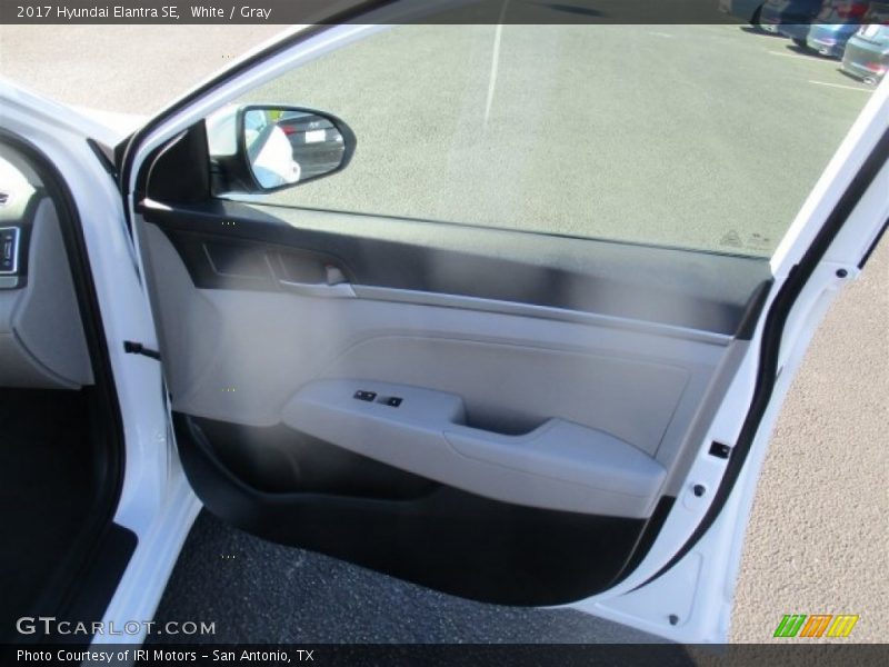 White / Gray 2017 Hyundai Elantra SE