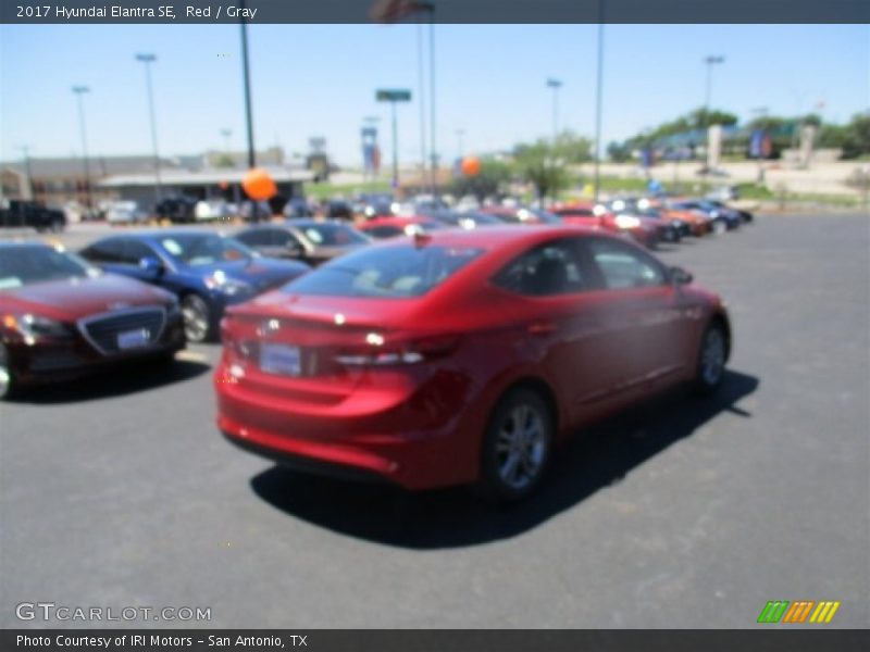 Red / Gray 2017 Hyundai Elantra SE